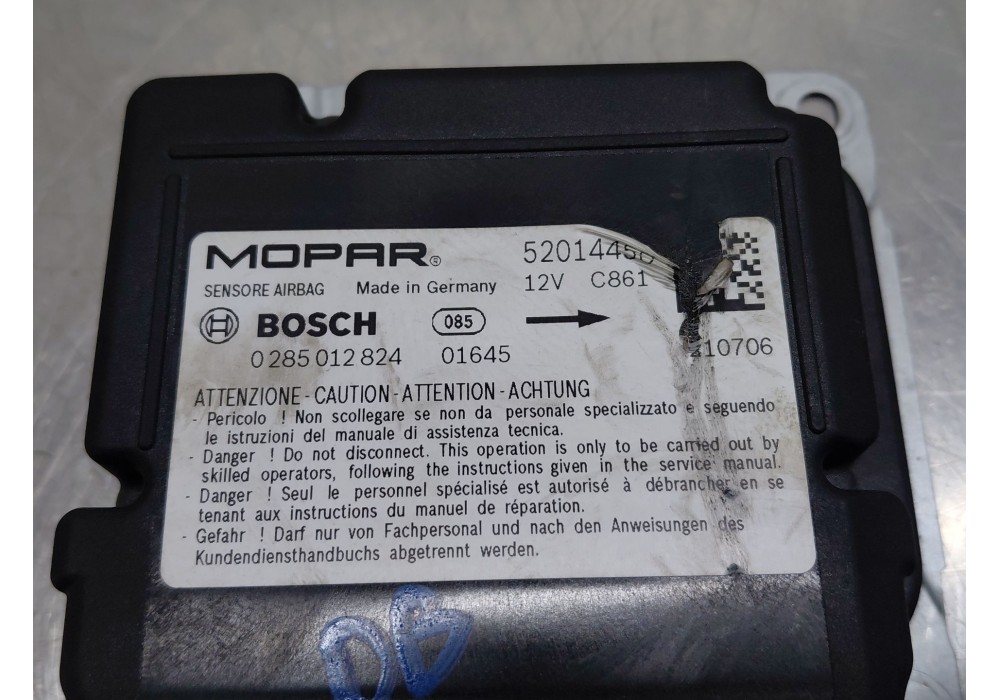 Recambio de centralita airbag para fiat doblo cargo (263_) 1.3 d multijet (263wxu1a) referencia OEM IAM   