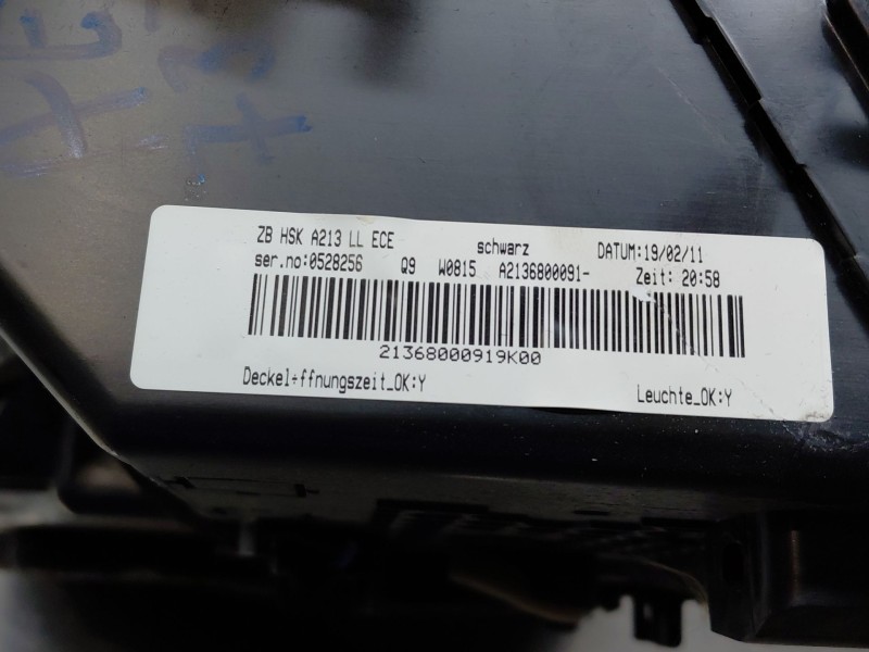 Recambio de guantera para mercedes-benz clase e t-model (s213) e 350 d (213.222) referencia OEM IAM   