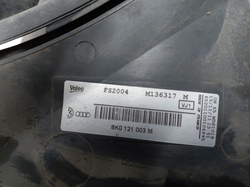 Recambio de electroventilador para audi a5 sportback (8ta) 2.0 tdi referencia OEM IAM 8K0959455T 8K0121003M 