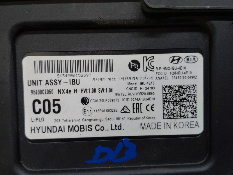 Recambio de modulo confort para hyundai tucson hybrid referencia OEM IAM   