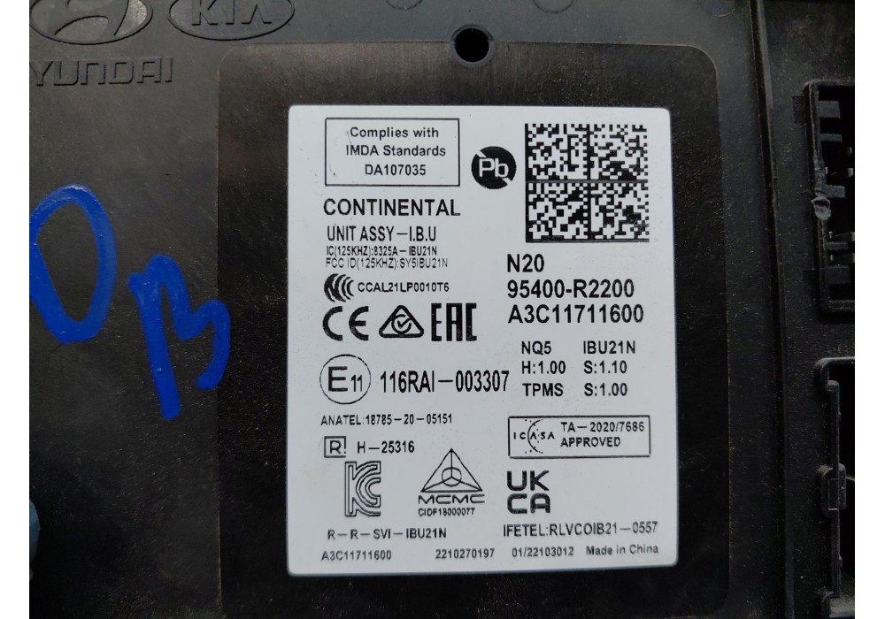 Recambio de modulo electronico para kia sportage concept referencia OEM IAM   