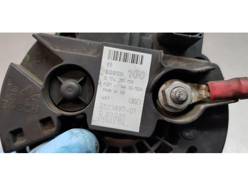 Recambio de alternador para bmw mini (r50,r53) cooper referencia OEM IAM 7523897 0124325108  Recambio de alternador para bmw mini (r50,r53) cooper referencia OEM IAM 7523897 0124325108