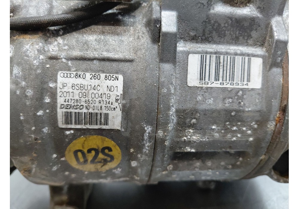 Recambio de compresor aire acondicionado para audi a5 sportback (8ta) 2.0 tdi referencia OEM IAM 8K0260805N  
