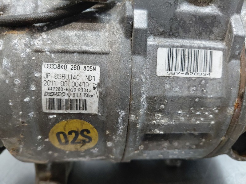 Recambio de compresor aire acondicionado para audi a5 sportback (8ta) 2.0 tdi referencia OEM IAM 8K0260805N  