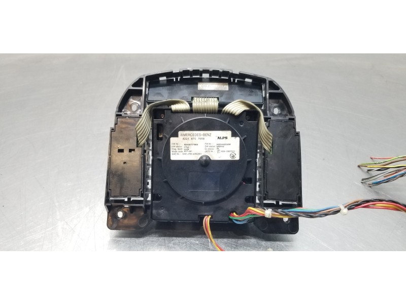 Recambio de mando multifuncion para mercedes clase s (w221) berlina 420 / 450 cdi (221.028) referencia OEM IAM A2218707558  