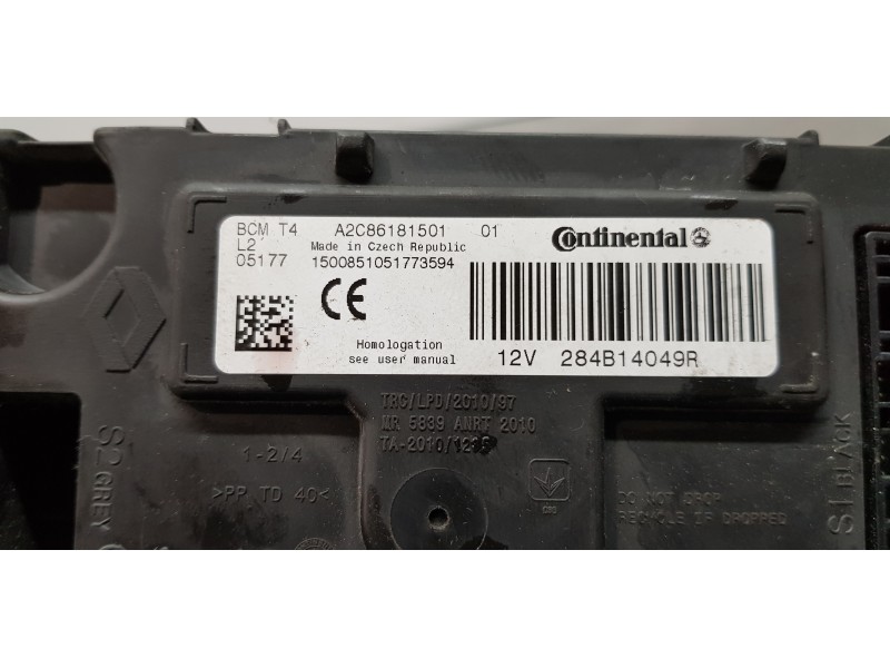 Recambio de modulo confort para dacia lodgy laureate referencia OEM IAM 284B14049R   Recambio de modulo confort para dacia lodgy laureate referencia OEM IAM 284B14049R