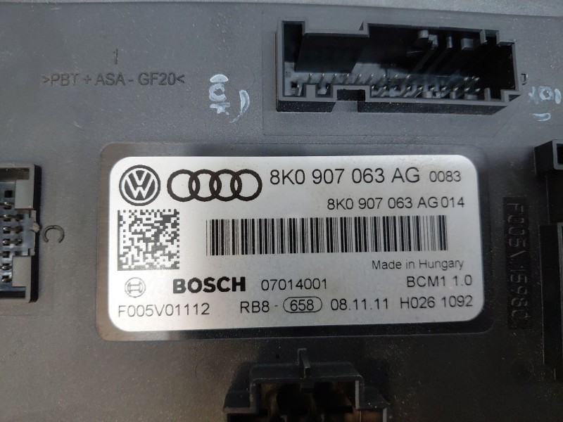 Recambio de modulo confort para audi a5 sportback (8ta) 2.0 tdi referencia OEM IAM 8K0907063AG  