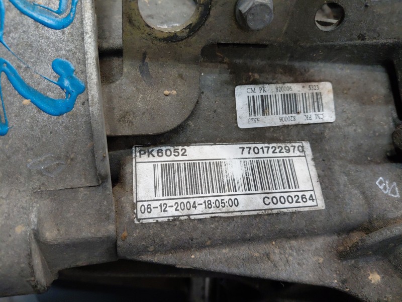Recambio de caja cambios para renault laguna ii (bg0/1_) 2.2 dci (bg0f) referencia OEM IAM PK6052 7701722970 
