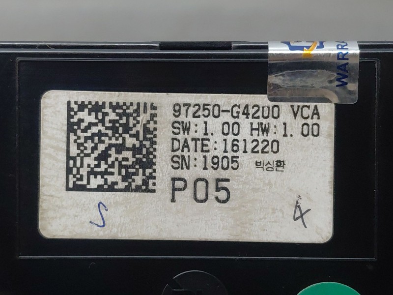 Recambio de mando climatizador para hyundai i30 (pd) essence referencia OEM IAM   