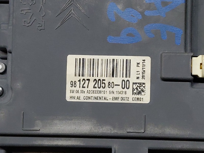 Recambio de pantalla multifuncion para citroën c4 grand picasso exclusive referencia OEM IAM   