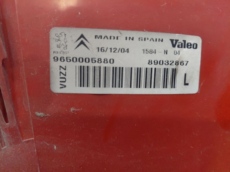 Recambio de piloto trasero izquierdo para citroën xsara picasso (n68) 2.0 hdi referencia OEM IAM 6350T2 9650005880 