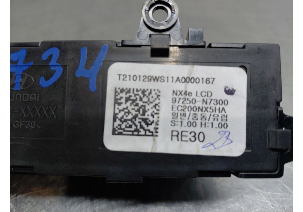 Recambio de mando calefaccion / aire acondicionado para hyundai tucson hybrid referencia OEM IAM 97250N7300  