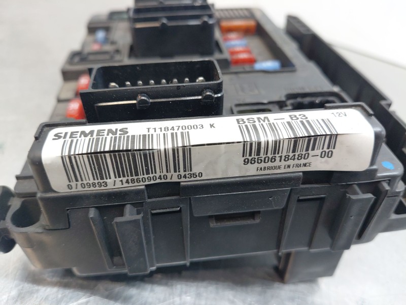 Recambio de caja reles / fusibles para citroën xsara picasso (n68) 2.0 hdi referencia OEM IAM 9650618480  