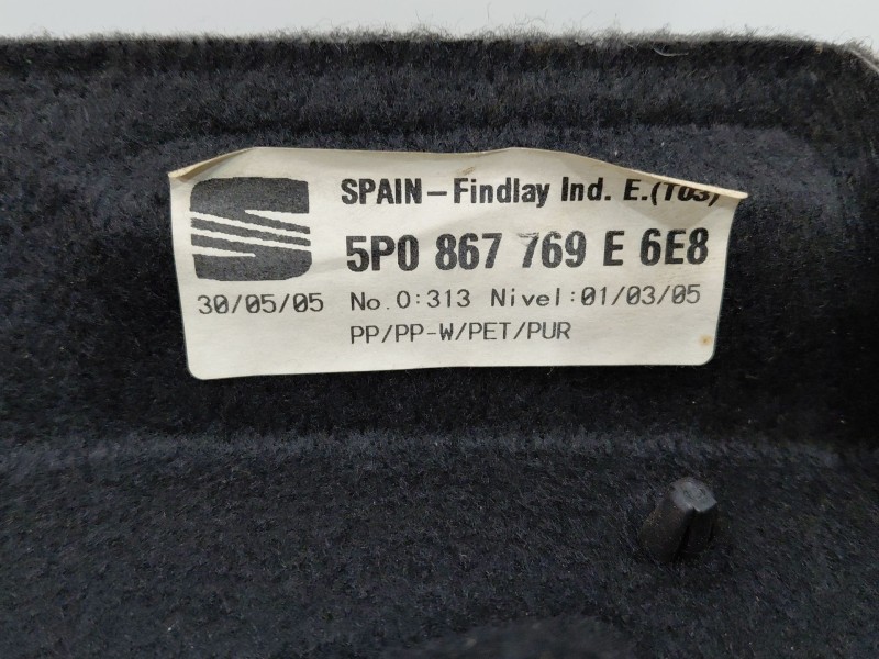 Recambio de bandeja trasera para seat altea (5p1) 2.0 tdi referencia OEM IAM   