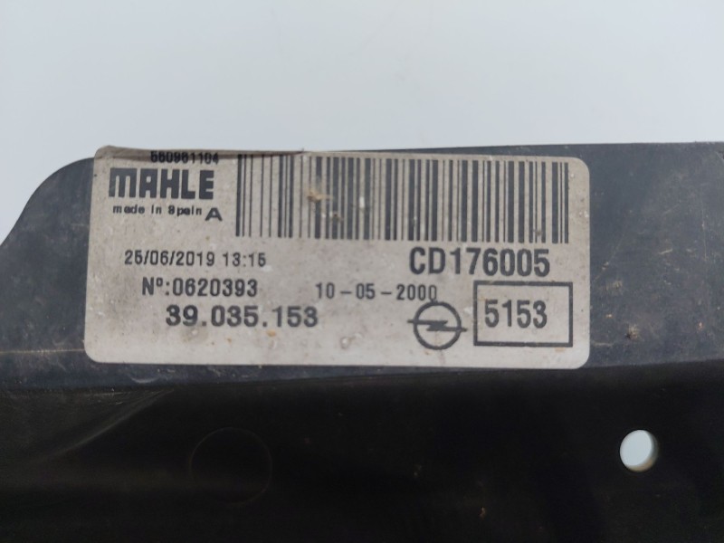 Recambio de electroventilador para opel corsa e design referencia OEM IAM   