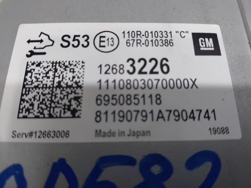 Recambio de centralita motor uce para opel corsa e design referencia OEM IAM   