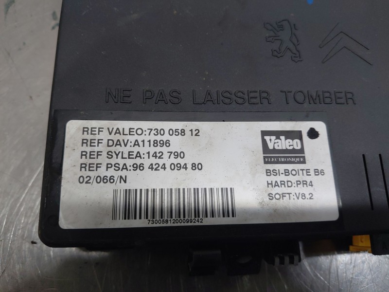 Recambio de caja reles / fusibles para citroën xsara picasso (n68) 2.0 hdi referencia OEM IAM 9642409480  