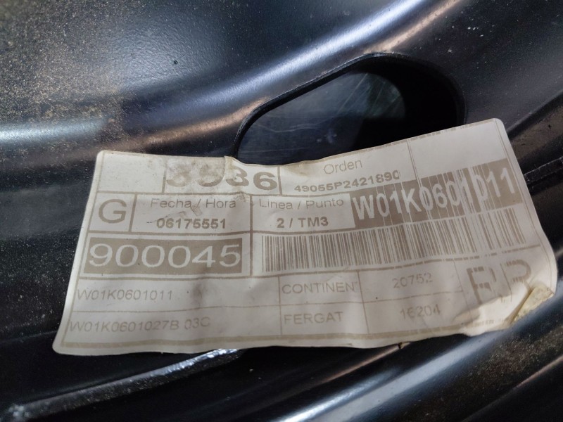 Recambio de neumatico repuesto para seat altea (5p1) 2.0 tdi referencia OEM IAM   