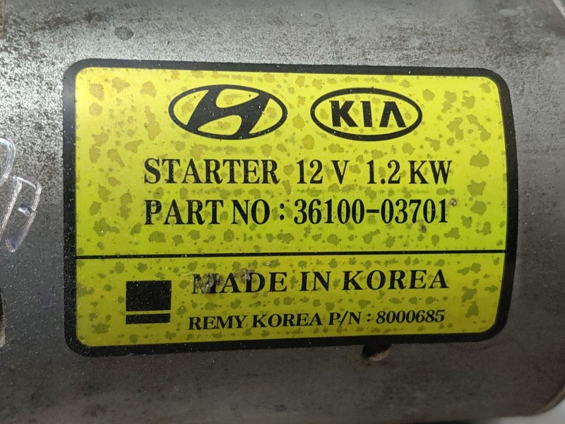 Recambio de motor arranque para hyundai i30 (pd) essence referencia OEM IAM   