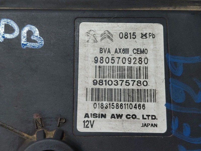Recambio de centralita cambio automatico para citroën c4 grand picasso exclusive referencia OEM IAM 1611078580  