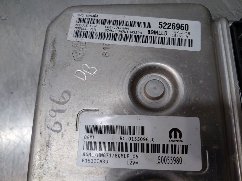 Recambio de centralita motor uce para jeep compass ii multiair referencia OEM IAM   