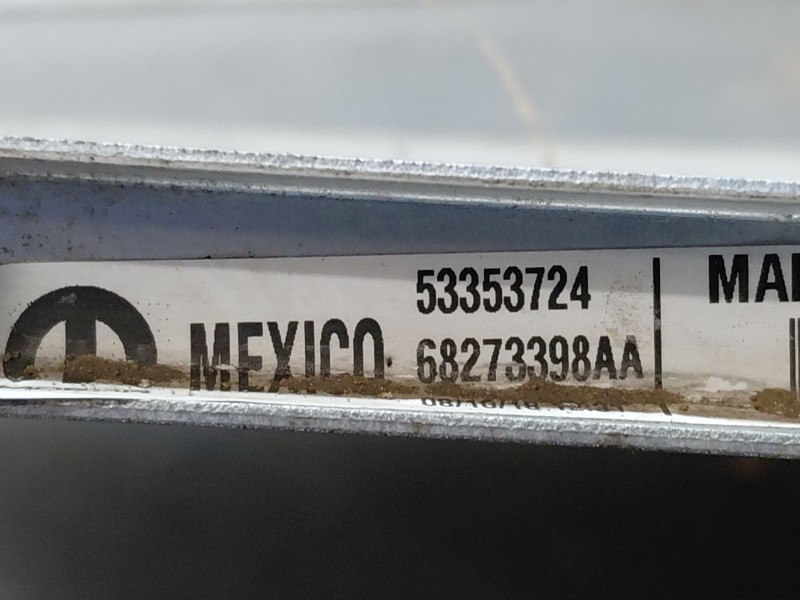 Recambio de radiador agua para jeep compass ii multiair referencia OEM IAM   