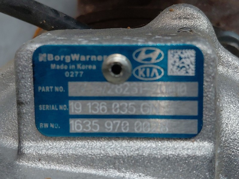 Recambio de turbocompresor para kia xceed drive referencia OEM IAM   