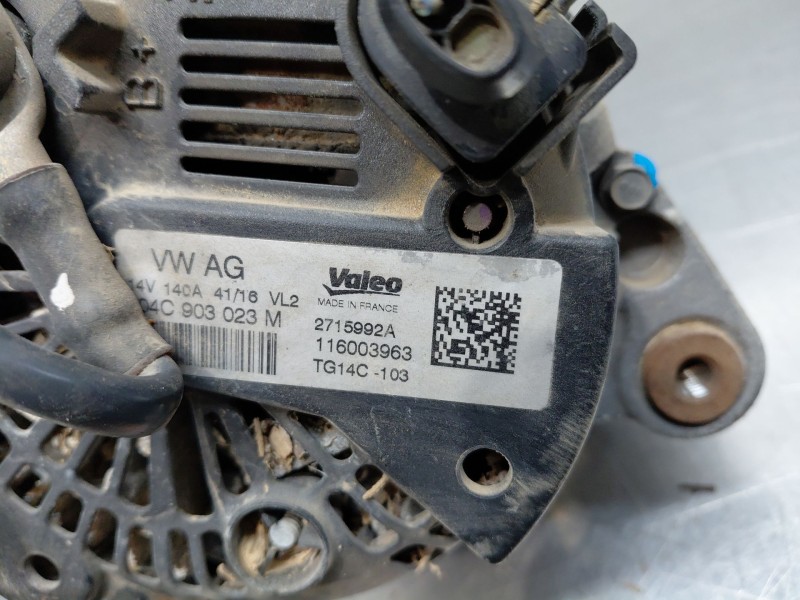 Recambio de alternador para volkswagen tiguan (ad1, ax1) 1.4 tsi 4motion referencia OEM IAM 04C903023M  