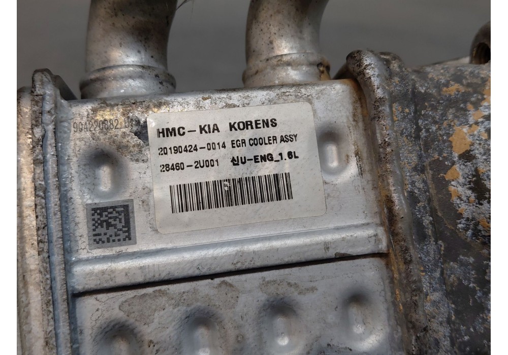Recambio de enfriador egr para kia sportage drive referencia OEM IAM   