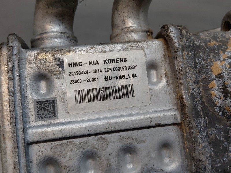 Recambio de enfriador egr para kia sportage drive referencia OEM IAM   