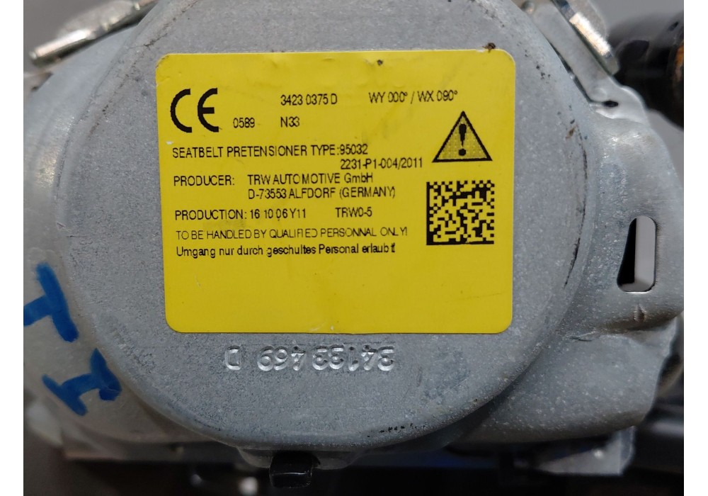 Recambio de cinturon seguridad trasero izquierdo para volkswagen tiguan (ad1, ax1) 1.4 tsi 4motion referencia OEM IAM 5NA857805D