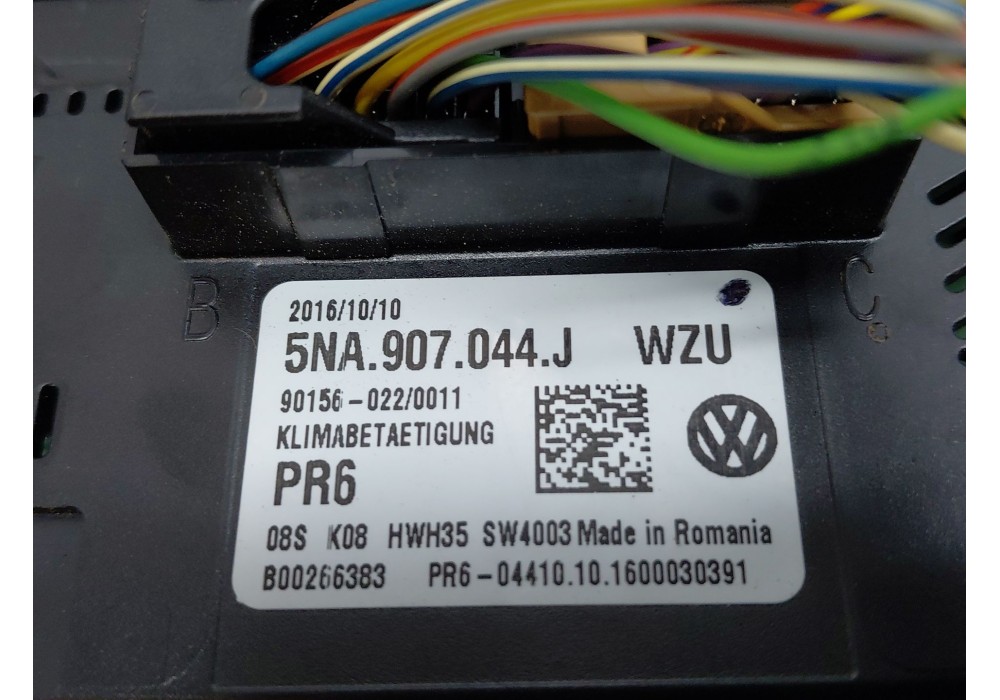Recambio de mando climatizador para volkswagen tiguan (ad1, ax1) 1.4 tsi 4motion referencia OEM IAM 5NA907044J 5NA907044JWZU 
