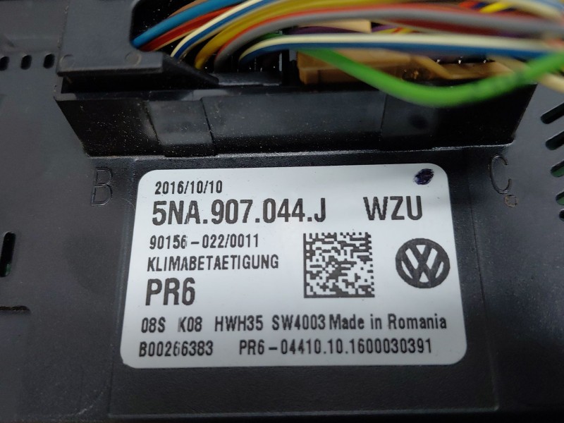 Recambio de mando climatizador para volkswagen tiguan (ad1, ax1) 1.4 tsi 4motion referencia OEM IAM 5NA907044J 5NA907044JWZU 