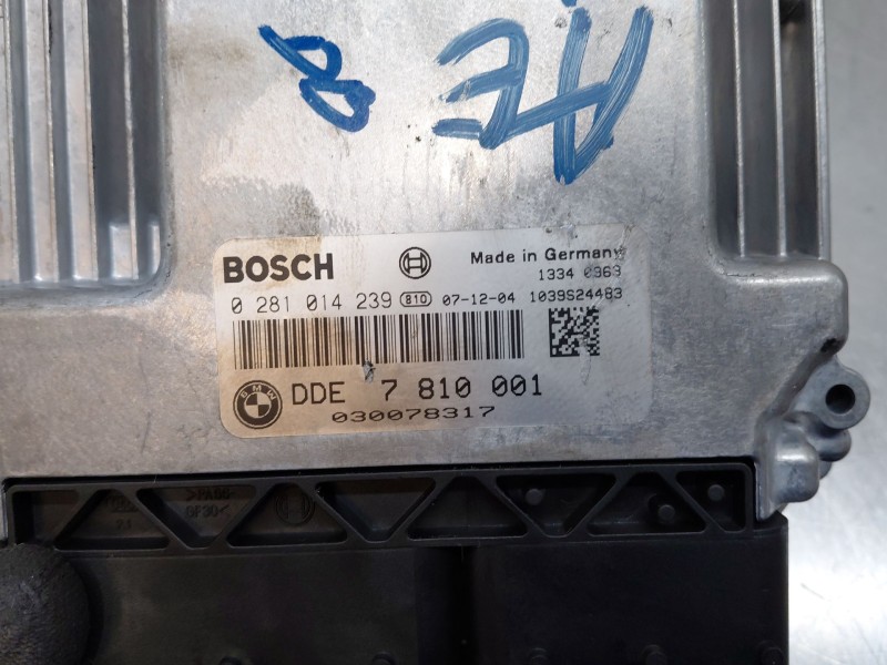 Recambio de centralita motor uce para bmw 1 (e87) 118 d referencia OEM IAM dde7810001 0281014239 