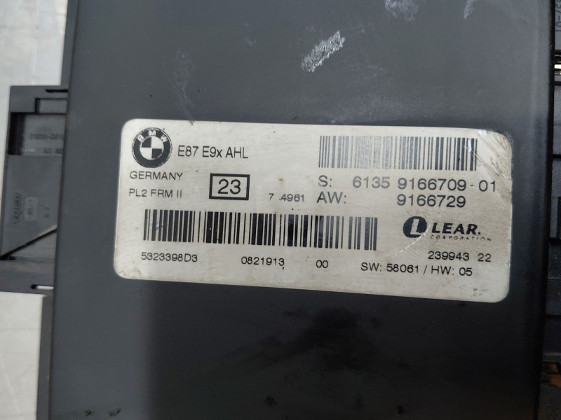 Recambio de modulo confort para bmw 1 (e87) 118 d referencia OEM IAM 61359166709  