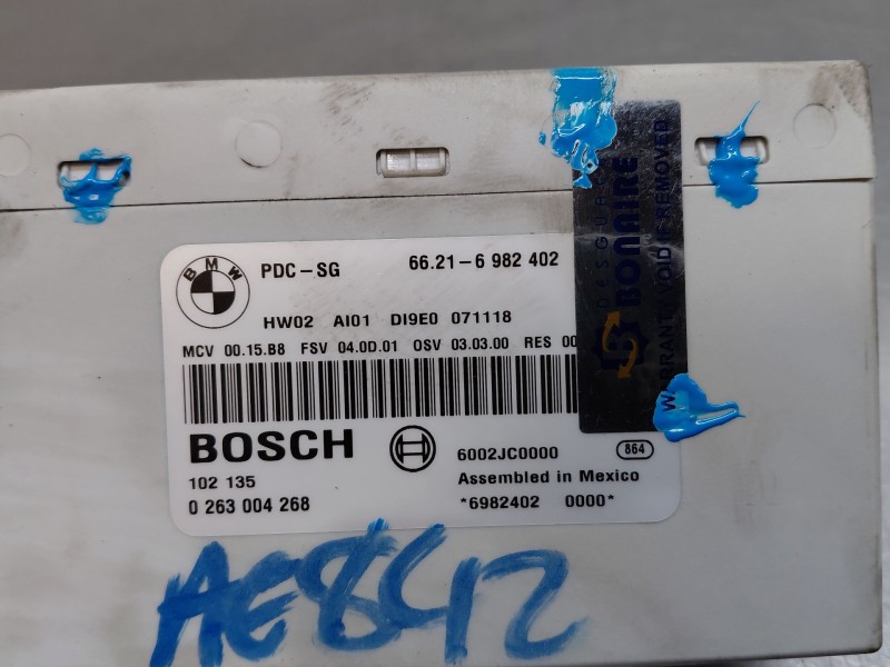 Recambio de modulo aparcamiento parking ( pdc ) para bmw 1 (e87) 118 d referencia OEM IAM 66216982402 0263004268 