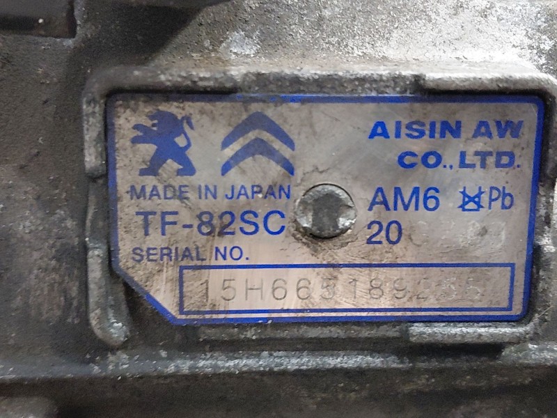 Recambio de caja cambios para citroën c4 grand picasso exclusive referencia OEM IAM 20GZ09  