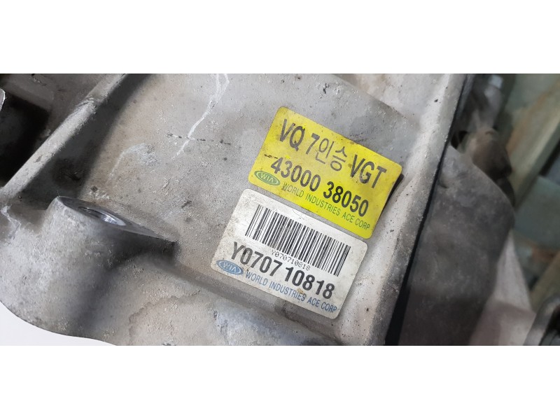 Recambio de caja cambios para kia carnival 2.9 crdi vgt concept referencia OEM IAM 4300038050  