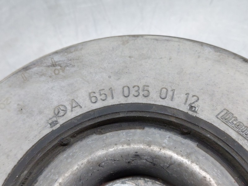 Recambio de polea cigueñal para mercedes-benz clase a (w176) design referencia OEM IAM A6510350112  