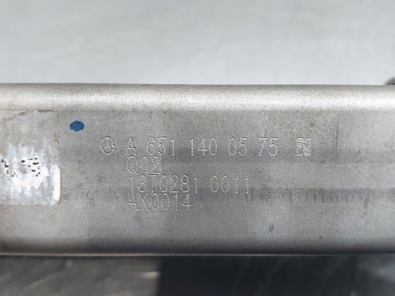 Recambio de enfriador egr para mercedes-benz clase a (w176) design referencia OEM IAM A6511400575  