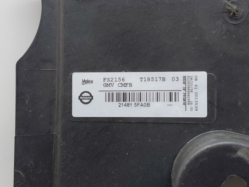 Recambio de electroventilador para nissan micra v (k14) acenta referencia OEM IAM 214815FA0B  