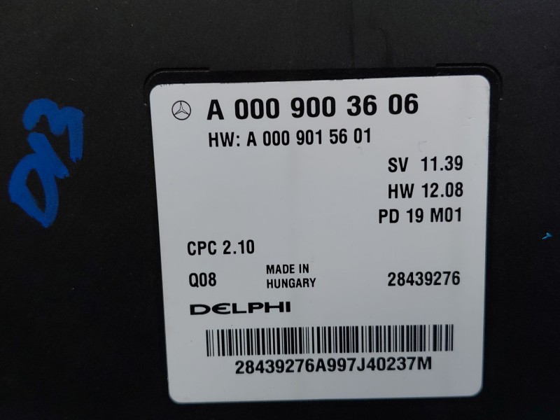 Recambio de modulo electronico para mercedes-benz clase gla (w156) 200 d referencia OEM IAM A0009003606  