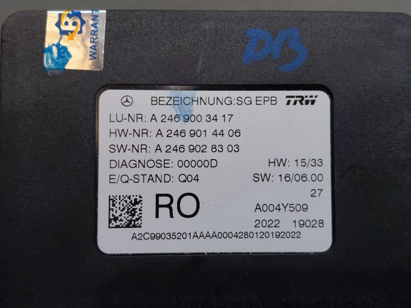 Recambio de modulo electronico para mercedes-benz clase gla (w156) 200 d referencia OEM IAM A2469003417  