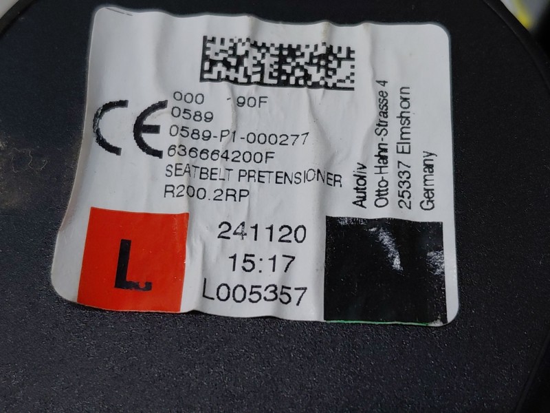 Recambio de cinturon seguridad trasero izquierdo para nissan micra v (k14) acenta referencia OEM IAM 888855FA0A  