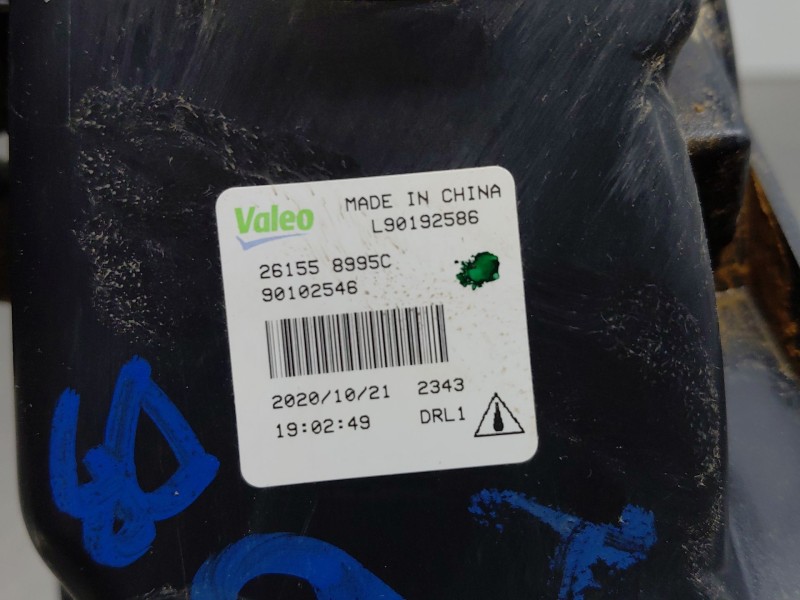 Recambio de faro antiniebla izquierdo para nissan micra v (k14) acenta referencia OEM IAM 261558995C  