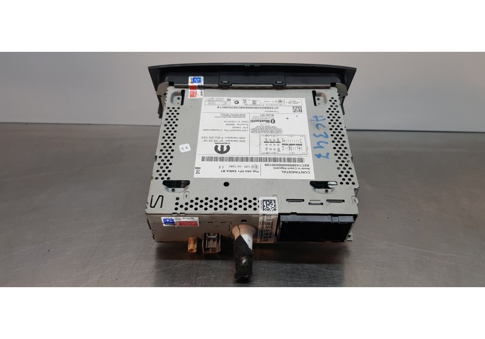 Recambio de sistema audio / radio cd para fiat doblo ii cargo (263) furgón base referencia OEM IAM 735660058 7356600580  Recambio de sistema audio / radio cd para fiat doblo ii cargo (263) furgón base referencia OEM IAM 735660058 7356600580