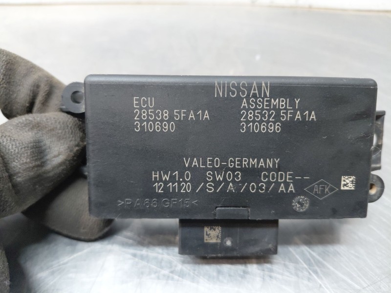 Recambio de modulo electronico para nissan micra v (k14) acenta referencia OEM IAM 285385FA1A  