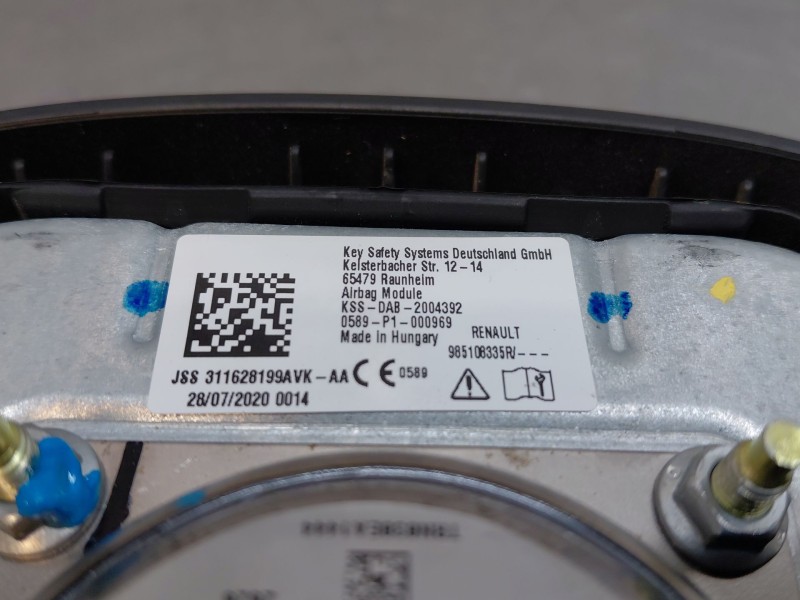 Recambio de airbag delantero izquierdo para dacia duster (hm_) 1.0 lpg (hmmt) referencia OEM IAM 985108335R  