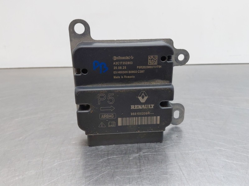 Recambio de centralita airbag para dacia duster (hm_) 1.0 lpg (hmmt) referencia OEM IAM 985100209R  