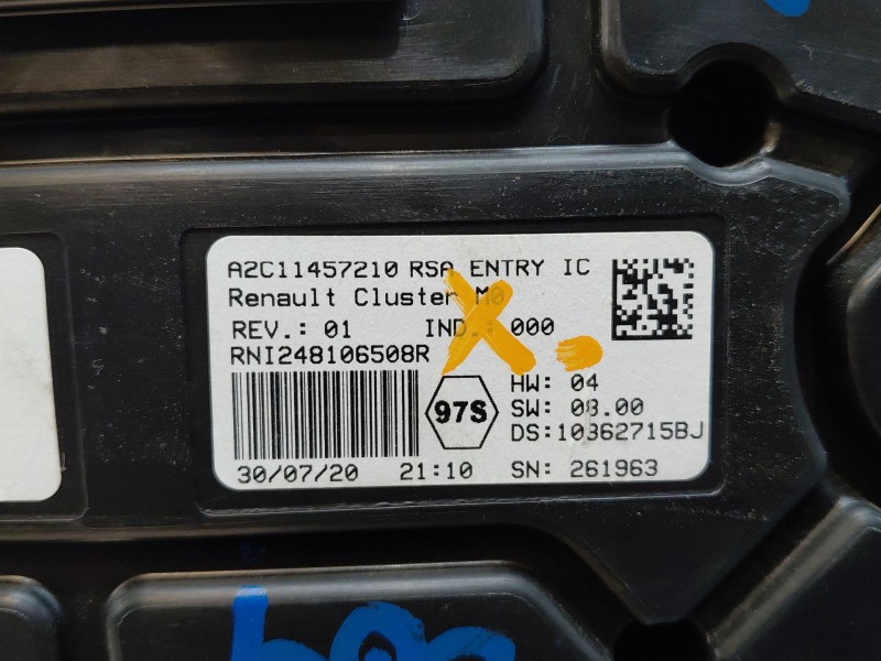 Recambio de cuadro instrumentos para dacia duster (hm_) 1.0 lpg (hmmt) referencia OEM IAM 248106508R  